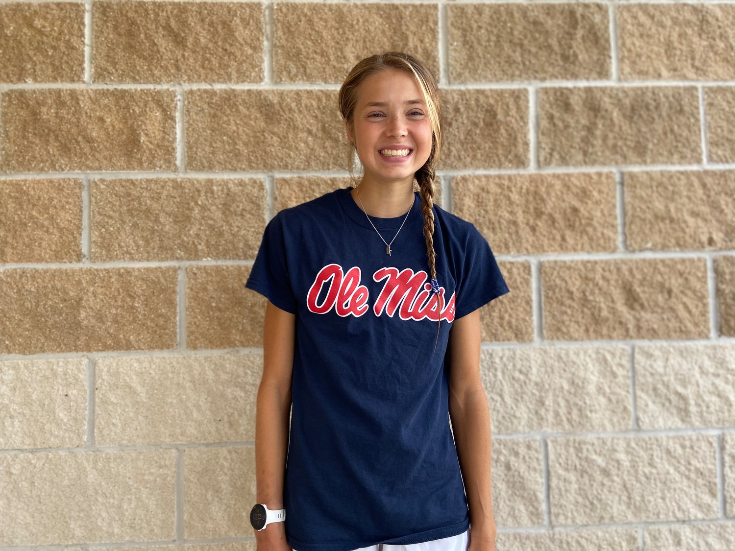 Tompkins senior Addison Stevenson has verbally committed to run cross country and track and field at Ole Miss.
